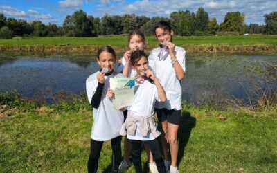 Učenice druge na županijskom krosu!