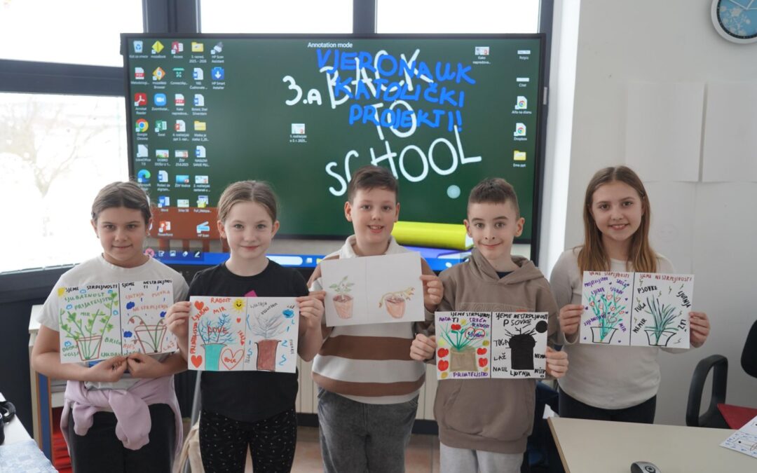 Projekt Budi dobar, vidi dobro, čini dobro: Kako su učenici učili što znači strpljivost i mir