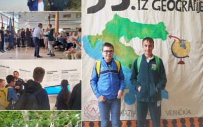 Naši učenici Matej i Toma među najboljim geografima u Hrvatskoj!