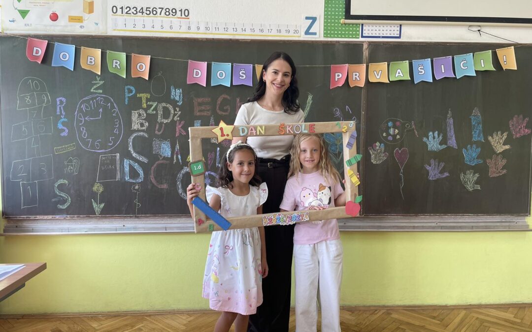 Prvi dan škole i dobrodošlica prvašićima u Područnoj školi Cirkovljan